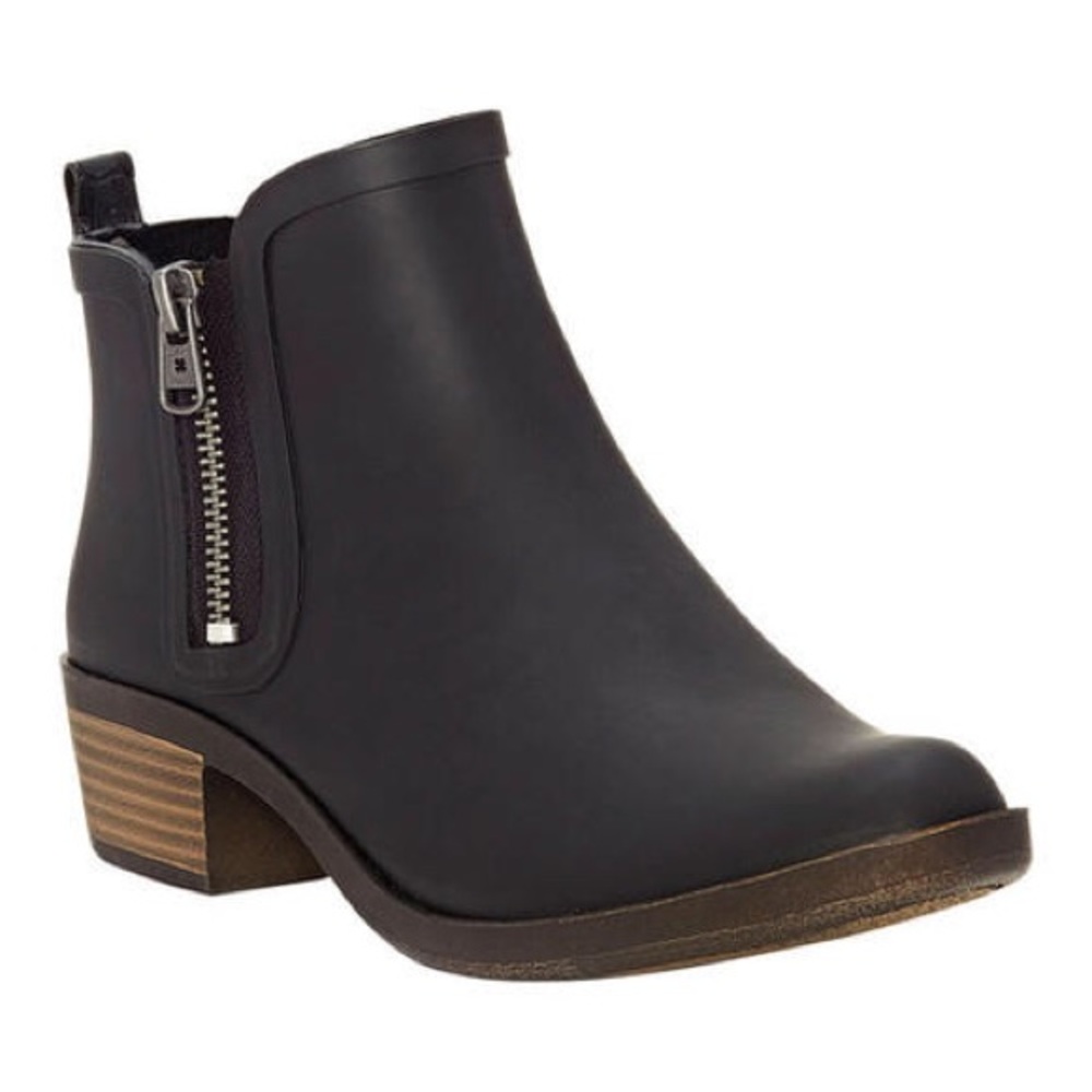 Lucky Brand Basel Black Rain Boots